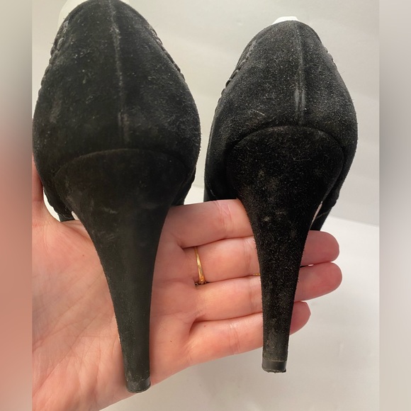 Prada suede pumps heels black 39 - Picture 7 of 11
